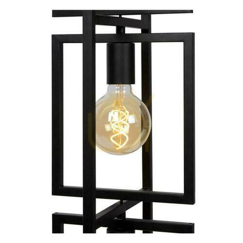 Verifica Lampă de podea Lucide LUUK neagră metal vintage 3xE27 145 cm 00726/03/30