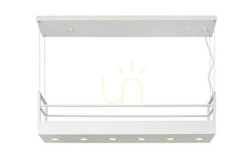 Verifica Lampă suspendată Lucide Miravelle alb metal 6xGU10 CCT 21427/06/31