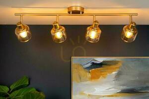 Spot Lucide BJORN 4xE14 auriu retro 77979/04/02 small 2
