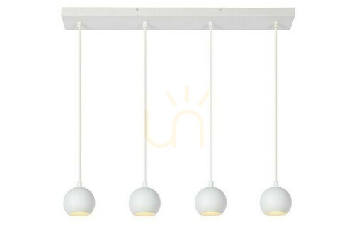 Verifica Pendul Lucide Favori 4xGU10 alb-auriu metalic 98 cm 09434/04/31