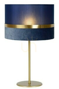 Lampă de masă Lucide Extravaganza Tusse albastră, metal și in, E27, 50 cm 10509/81/35 small 0