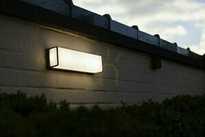 Lampă de perete exterior LED Lutec DOBLO 5107401125 gri aluminiu 34W IP54 small 1