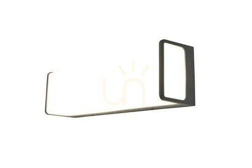 Verifica Lampă de perete exterior LED Lutec DOBLO 5107401125 gri aluminiu 34W IP54
