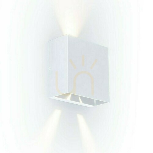 Verifica Lampă de perete exterior LED Lutec Gemini Beam alb 10W 400lm 3000K 5104003032