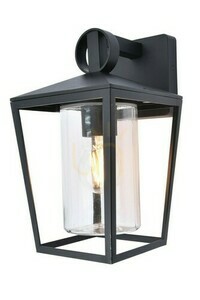 Lampă de perete exterior Lutec WEST 5207901012 negru aluminiu/sticlă small 0