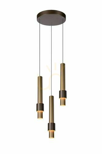 Verifica Pendul Lucide MARGARY LED maro bronz, 3 lumini, 24402/15/96
