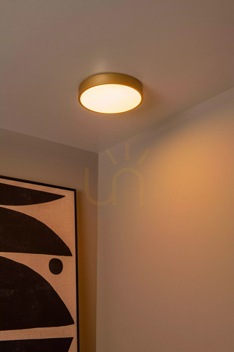Verifica Plafonieră LED Lucide UNAR 30 cm 18 W, auriu mat, opal 79185/30/02