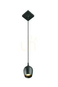 Lampă suspendată Lucide Preston neagră IP44 GU10 10 cm 09437/01/30 small 1