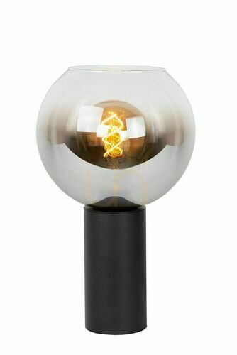 Verifica Lampă de masă Lucide Marius neagră metal E27 20 cm 45502/01/30