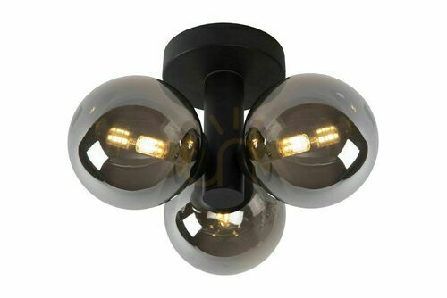 Verifica Plafonieră Lucide TRUDY neagră IP44 3xG9 28 cm metal, pentru baie 74116/03/30