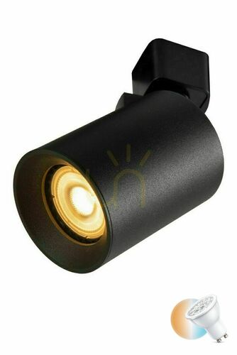 Verifica Plafonieră Lucide Track Nigel neagră GU10 LED CCT 6,7 cm 09951/01/30