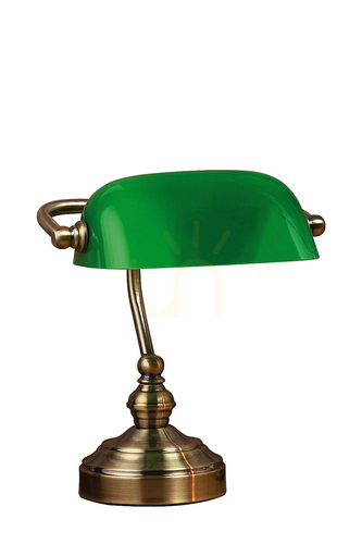 Verifica Lampă de masă Markslojd BANKERS verde metal/sticlă 25 cm 105930