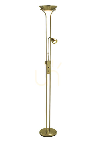 Verifica Lampă de podea Markslojd DETROIT 2 becuri maro metal 180 cm dimmer 111242