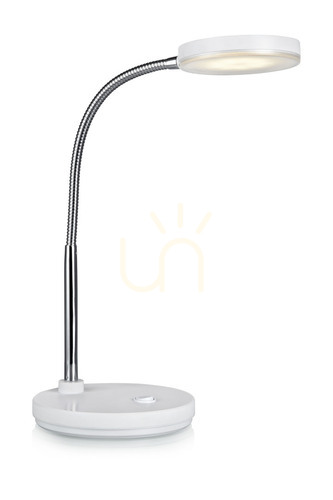 Verifica Lampă de masă LED Markslojd FLEX alb crom 40 cm 106466