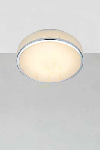 Verifica Plafonieră LED baie Markslojd 105960 alb crom 28 cm 9W IP44
