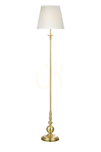 Verifica Lampă de podea Markslojd Imperia 106322 auriu periat/offwhite E27 149 cm