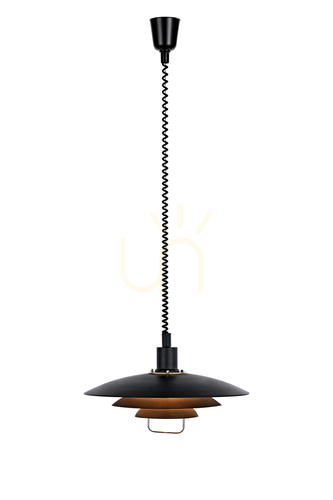 Verifica Lampă suspendată Markslojd Kirkenes 104540 negru metal E27 48 cm