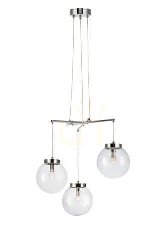 Verifica Pendul Markslojd Sicily 3L crom transparent 107015