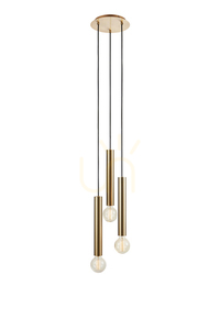 Pendul Markslojd Sencillo 3 becuri alamă metal 25 cm 108436 small 0