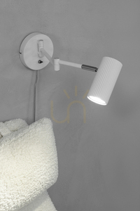 Aplică de perete Markslojd COSTILLA 108461 alb/nichel satinat cu braț flexibil 7W small 1