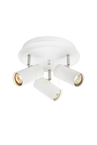 Plafonieră Markslojd COSTILLA 108464 alb nichel satinat 3x7W metal 27 cm small 0
