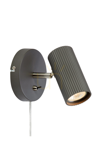 Verifica Lampă de perete Markslojd COSTILLA gri închis metal 108467