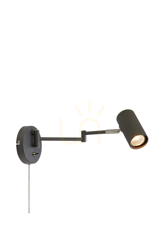 Verifica Lampă de perete Markslojd COSTILLA gri închis metal 108468