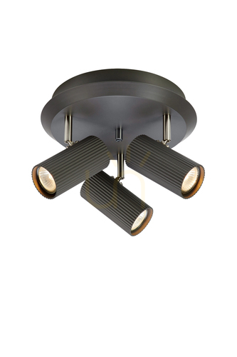 Verifica Plafonieră Markslojd COSTILLA 108471 gri închis metal 3x7W 27 cm