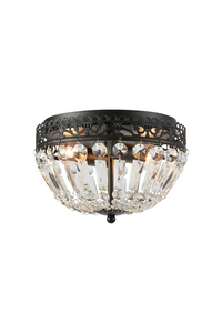 Plafon Markslojd Etienne 2 becuri transparent metal cristal 25 cm 108598 small 0