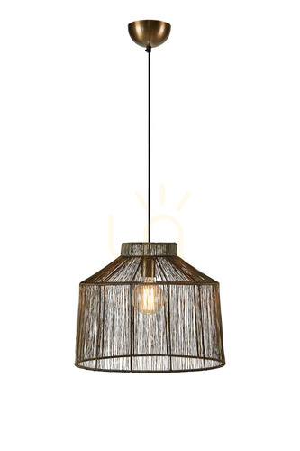 Verifica Pendul Markslojd Capanna alamă antică metal 42 cm 108667