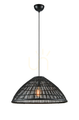 Verifica Pendul Markslojd Capello negru metal bambus 58 cm 108674