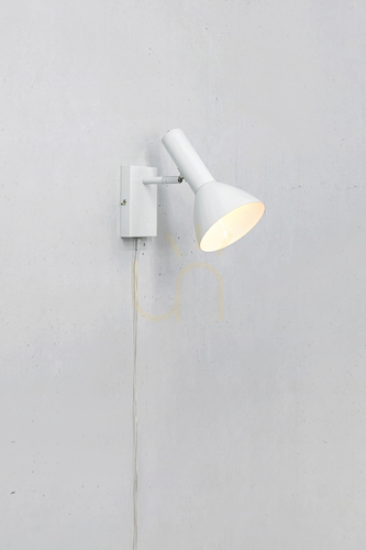 Verifica Lampa de perete Markslojd METRO alba otel 1 bec 40W 108689