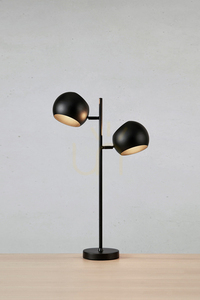 Lampa de masă Markslojd EDGAR 2 becuri negru oțel 108691 small 1