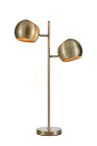 Lampa de masa Markslojd EDGAR 108692, 2 becuri, metal antic, 65 cm small 0