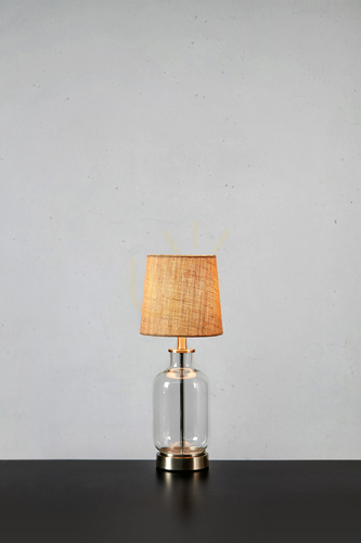 Verifica Lampă de masă Markslojd COSTERO 108693 natural sticlă/iută 43 cm