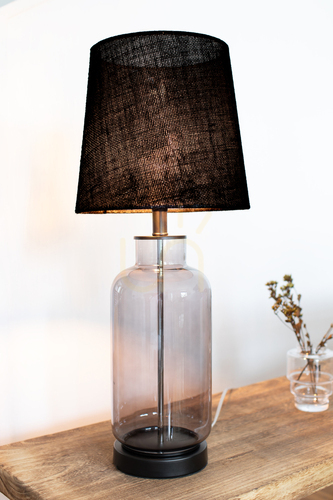 Verifica Lampa de masă Markslojd COSTERO 108696 negru sticlă 60 cm