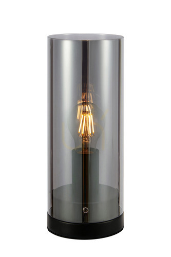 Verifica Lampă de masă Markslojd POST 108734 negru fumuriu metal și sticlă 29 cm