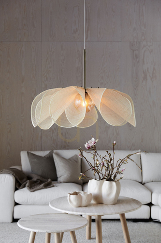 Verifica Lampă suspendată Markslojd STYRKA 108661 75 cm natur metal fibre de banană