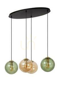 Lampă suspendată Lucide Monsaraz verde retro 4xE27 45493/04/33 small 1