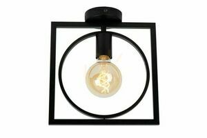 Plafonieră Lucide SUUS neagră din metal 1×E27 00127/01/30 small 0