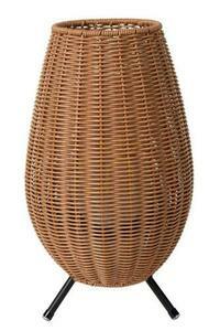 Lampă de exterior Lucide COLIN LED IP44 36 cm Japandi lemn negru 03843/36/72 small 1