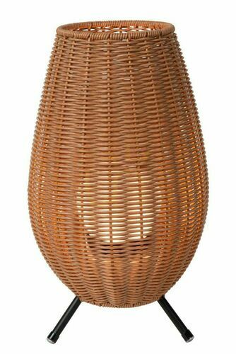 Verifica Lampă de exterior Lucide COLIN LED IP44 36 cm Japandi lemn negru 03843/36/72