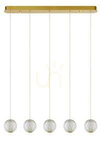 Pendul Lucide CINTRA LED 21W auriu 11 cm 13499/21/60 small 1