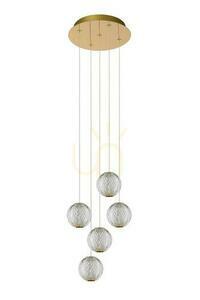 Lampă suspendată Lucide CINTRA LED 21W 32 cm auriu retro 13499/22/60 small 1