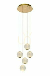Lampă suspendată Lucide CINTRA LED 21W 32 cm auriu retro 13499/22/60 small 0