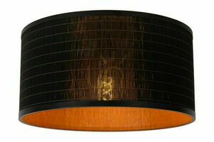 Plafonieră Lucide TAGALOG neagră lemn metal Japandi 40 cm 21129/40/30 small 0