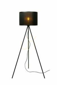 Lampă de podea Lucide TAGALOG neagră metal ratan Japandi 21729/81/30 small 0