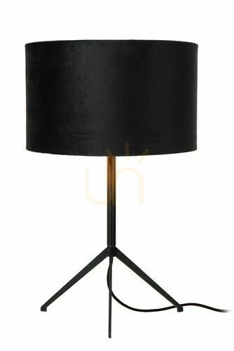 Verifica Lampă de masă Lucide TONDO neagră E27 30 cm metal len 45590/81/30