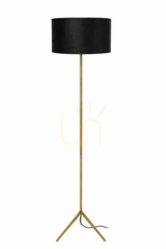 Verifica Lampă de podea Lucide TONDO aurie negru metal len 147 cm 45790/81/02