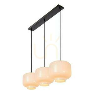 Lampă suspendată Lucide MEDINE 46413/03/61 albă din sticlă, 3 becuri, modernă small 5